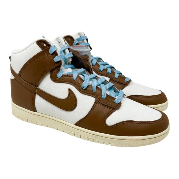 Nike Dunk High Retro Premium SE Pecan/Sail/Worn Blue/Off Noir DQ8800 200 Size 14